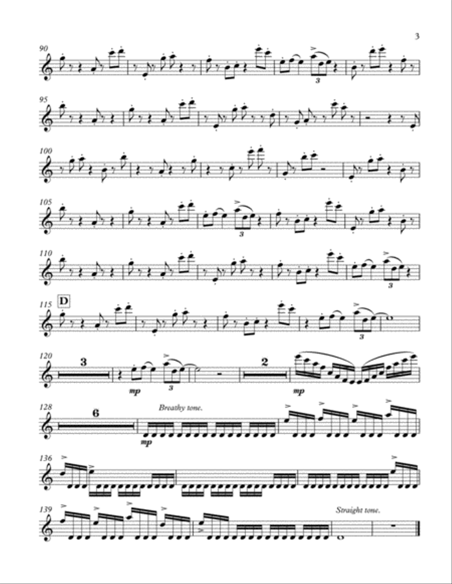 For Beauty's Sake - parts Small Ensemble scores gallery preview page 3