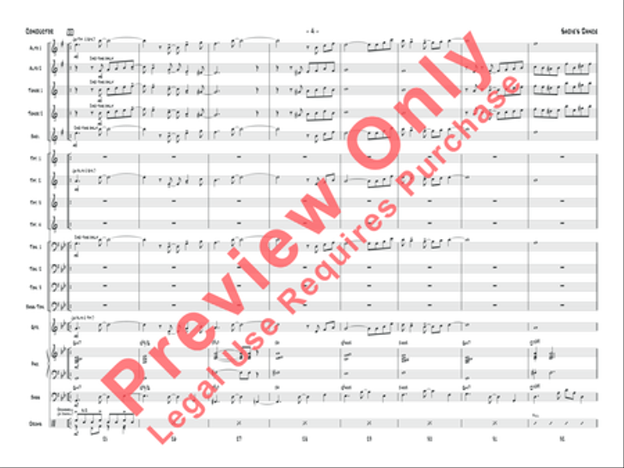 Sadie's Dance Sadie's Dance Jazz Ensemble scores gallery preview page 5