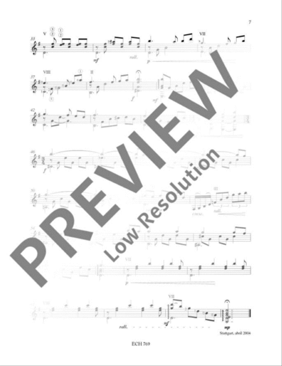 5 Endechas 5 Endechas Guitar scores gallery preview page 8