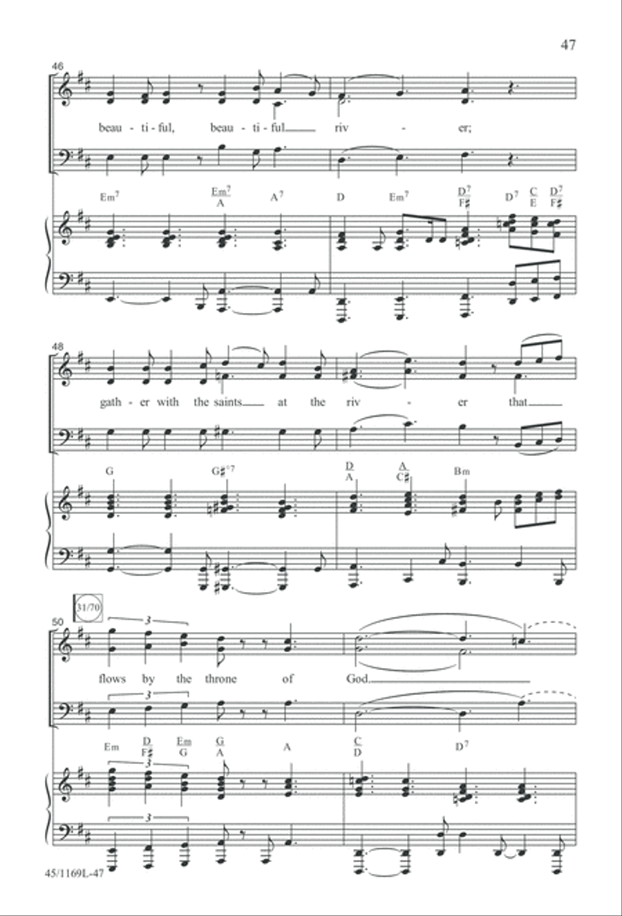 Simply Southern Gospel 3-Part scores gallery preview page 47