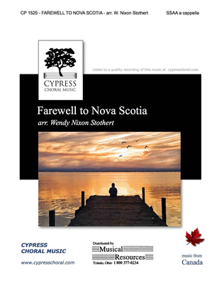 Book cover for Farewell to Nova Scotia