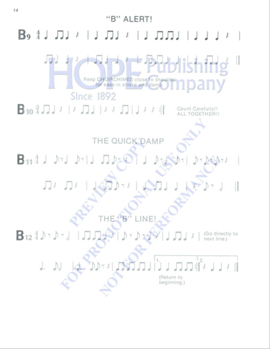 Making Music with Choirchime Instruments 3-Octaves scores gallery preview page 20