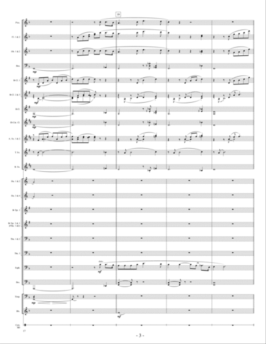 Nessun Dorma Nessun Dorma Concert Band scores gallery preview page 3