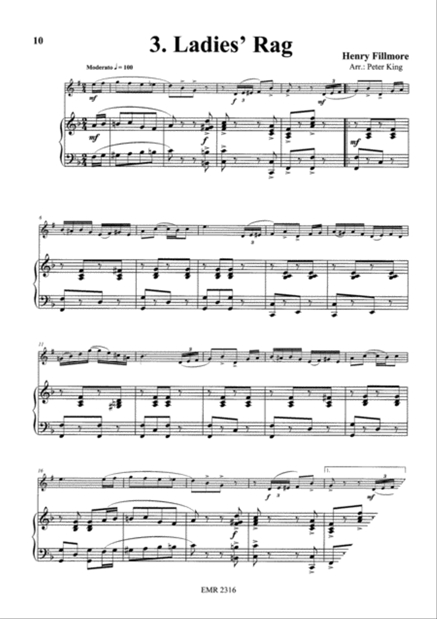 15 Rags Clarinet Solo scores gallery preview page 5