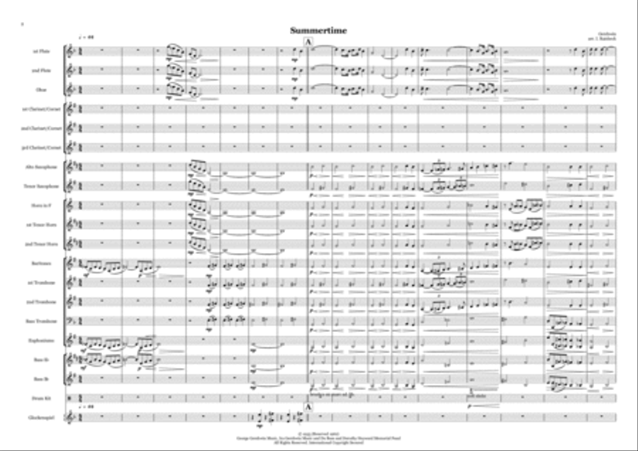 Summertime Concert Band scores gallery preview page 2