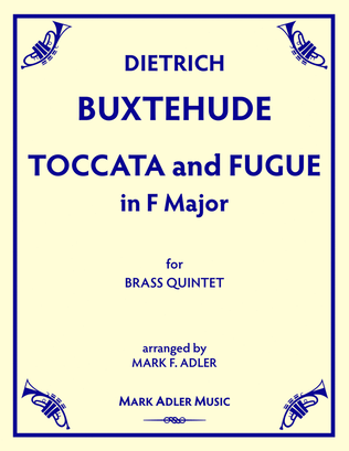 Book cover for Toccata and Fugue in F Major