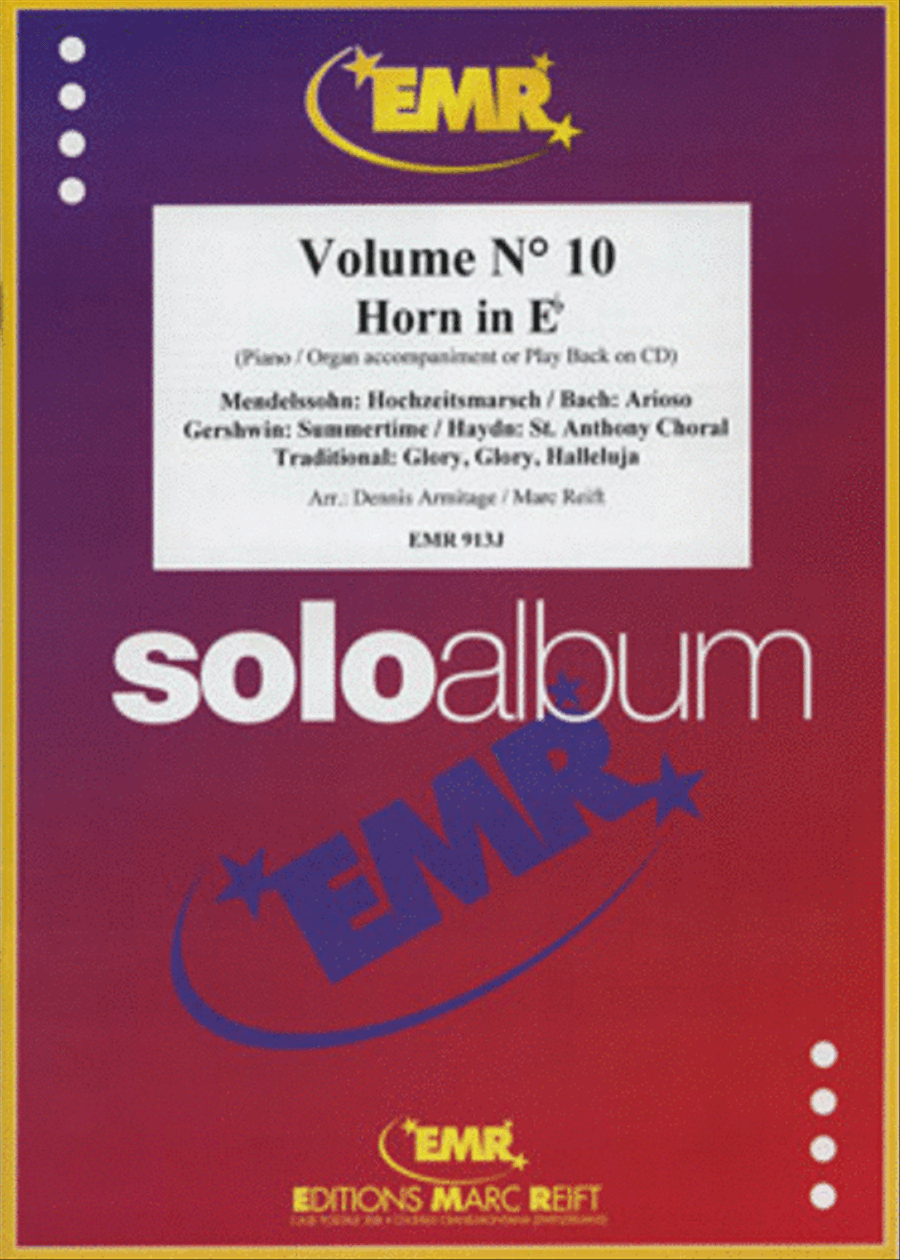 Solo Album Volume 10 Horn scores gallery preview page 1
