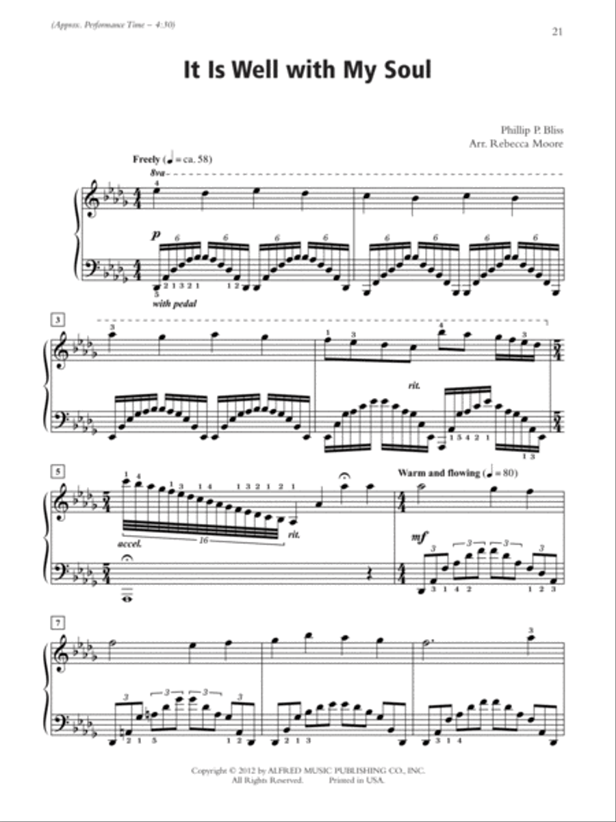 Our Great God Piano Solo scores gallery preview page 4