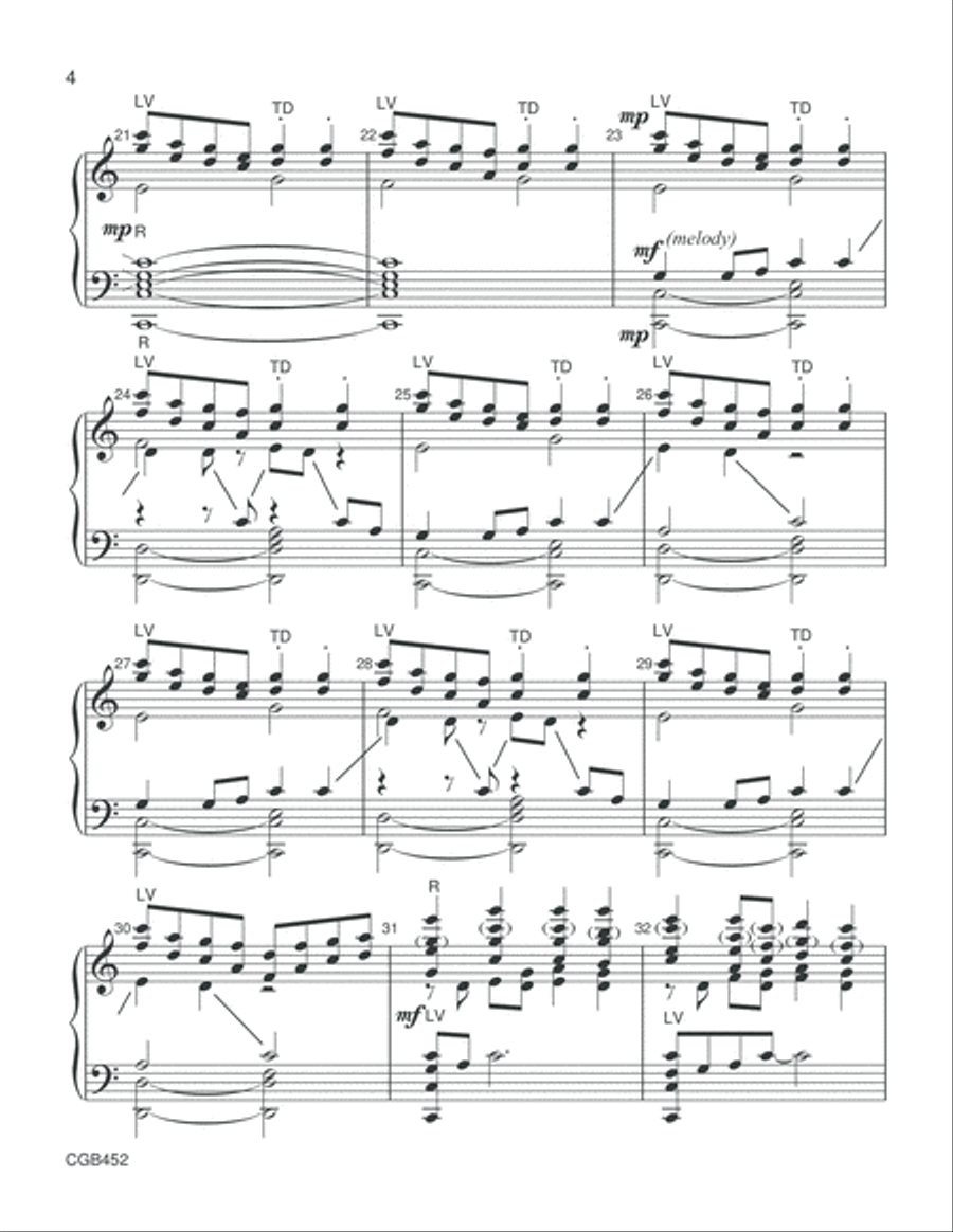 God, Who Stretched the Spangled Heavens Handbell Choir scores gallery preview page 4