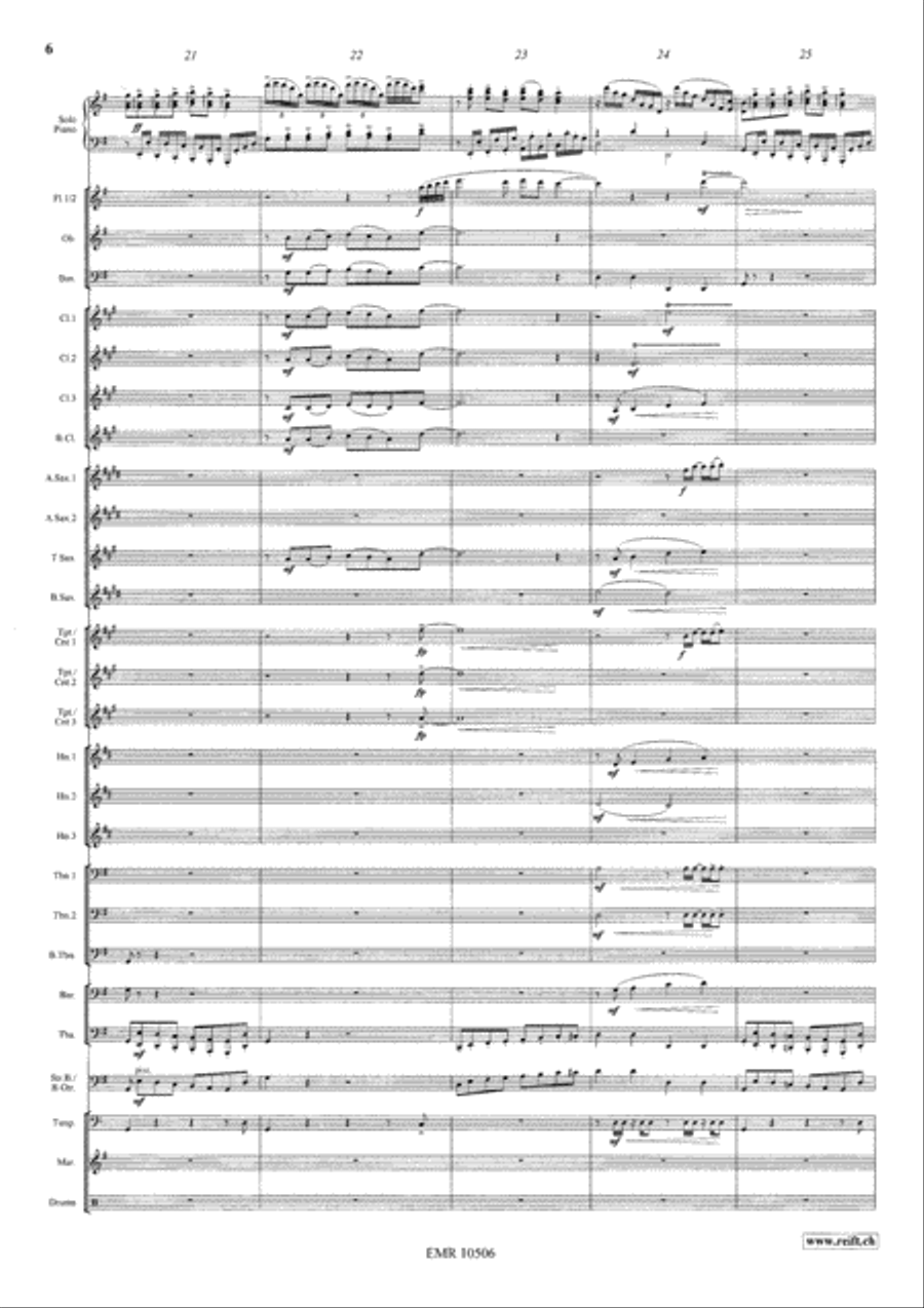 Shosholoza Concert Band scores gallery preview page 6