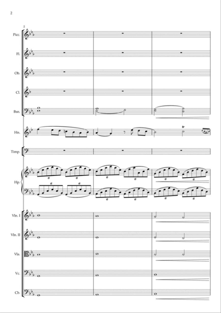 Ballet 'The Magic Drum' - Scene 8 Full Orchestra scores gallery preview page 2