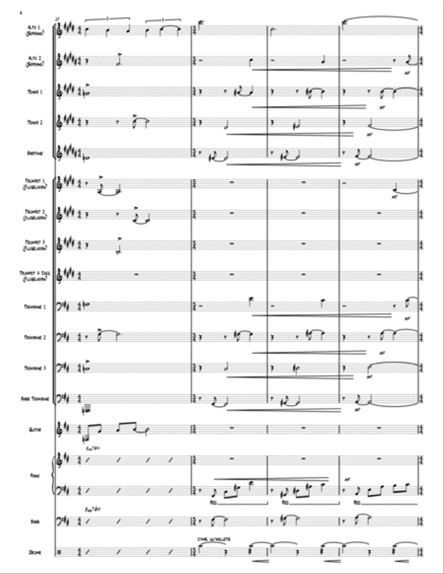 Five Wounds Jazz Ensemble scores gallery preview page 4