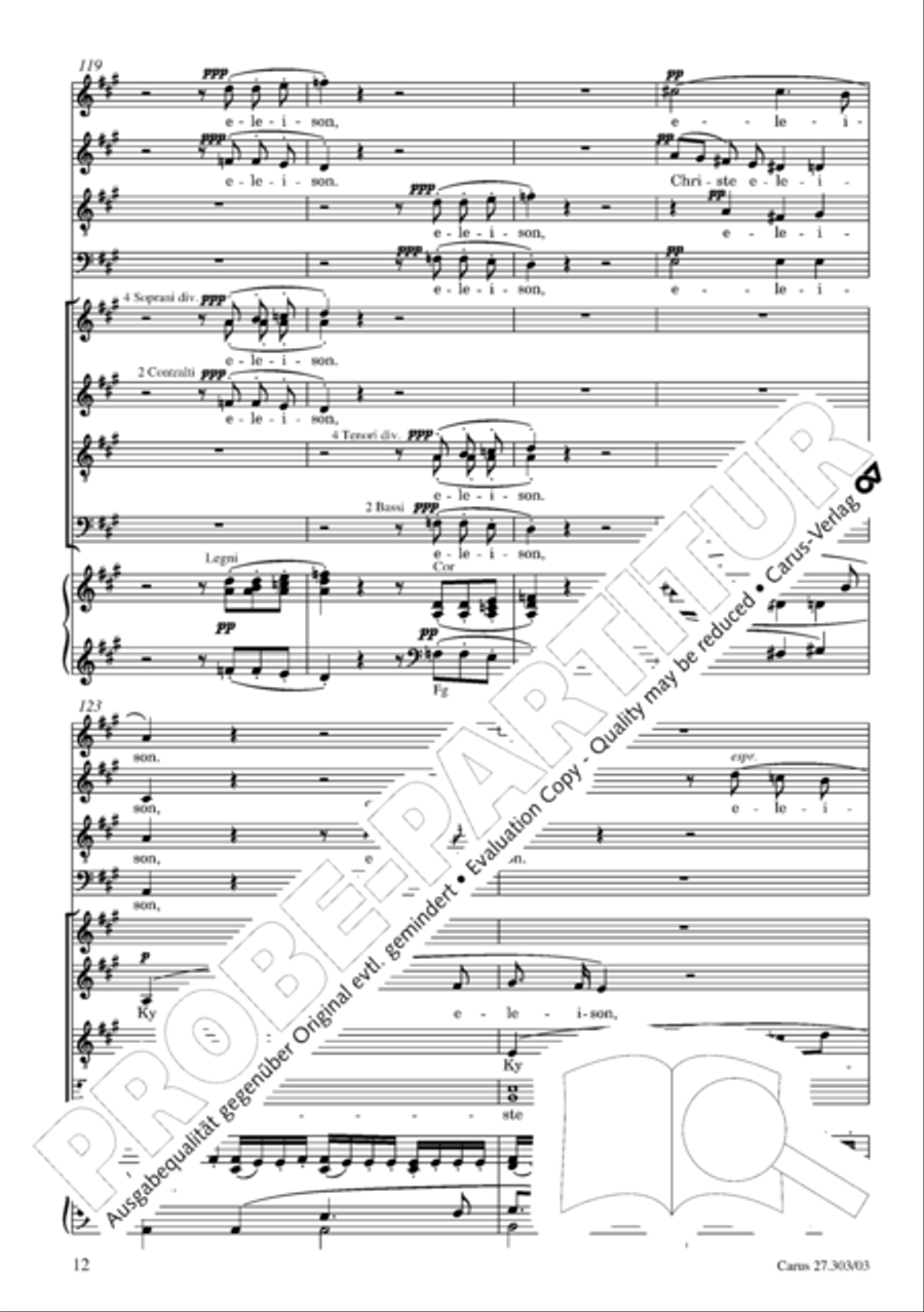 Messa da Requiem 4-Part scores gallery preview page 13