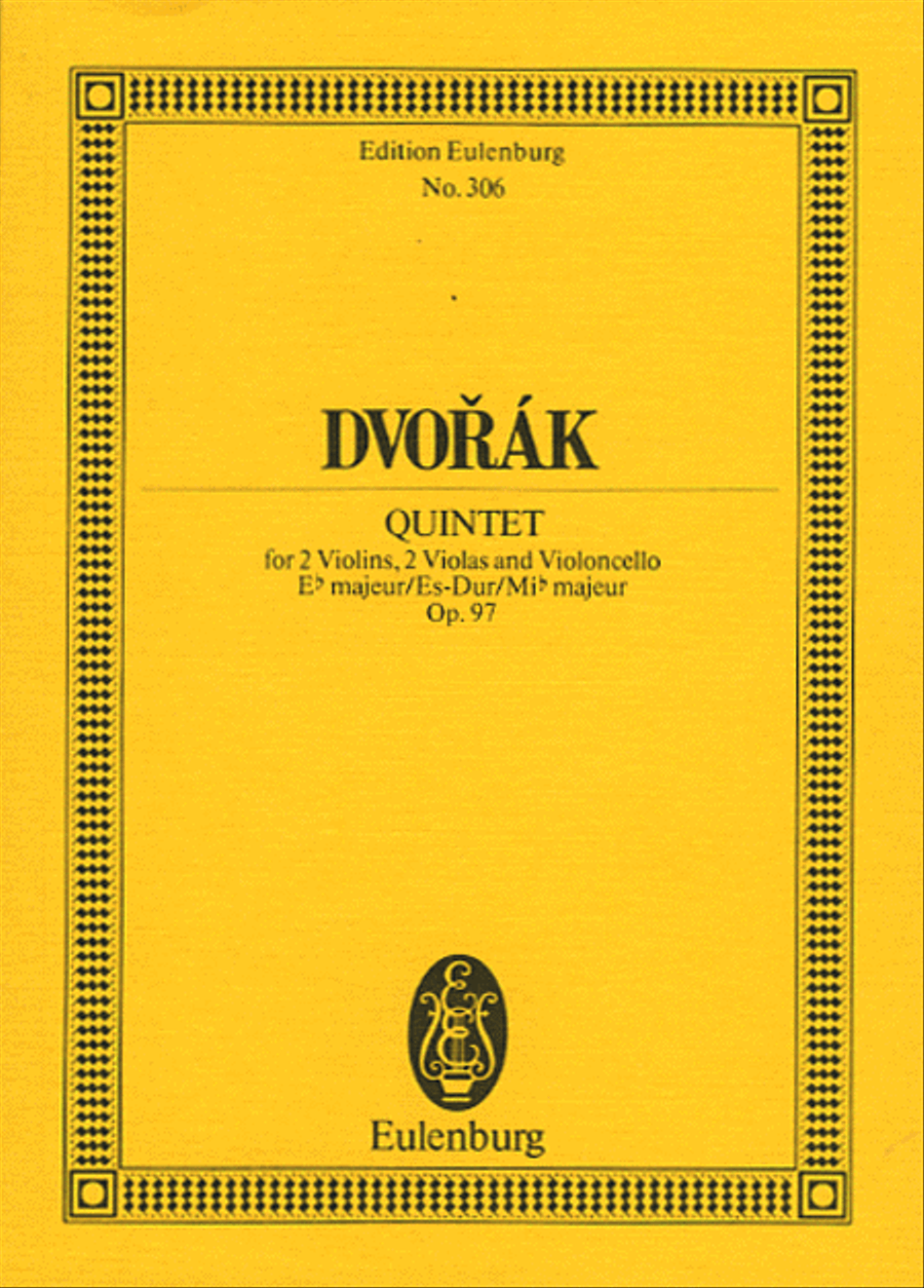 String Quintet in E-flat Major, Op. 97 String Quintet scores gallery preview page 1