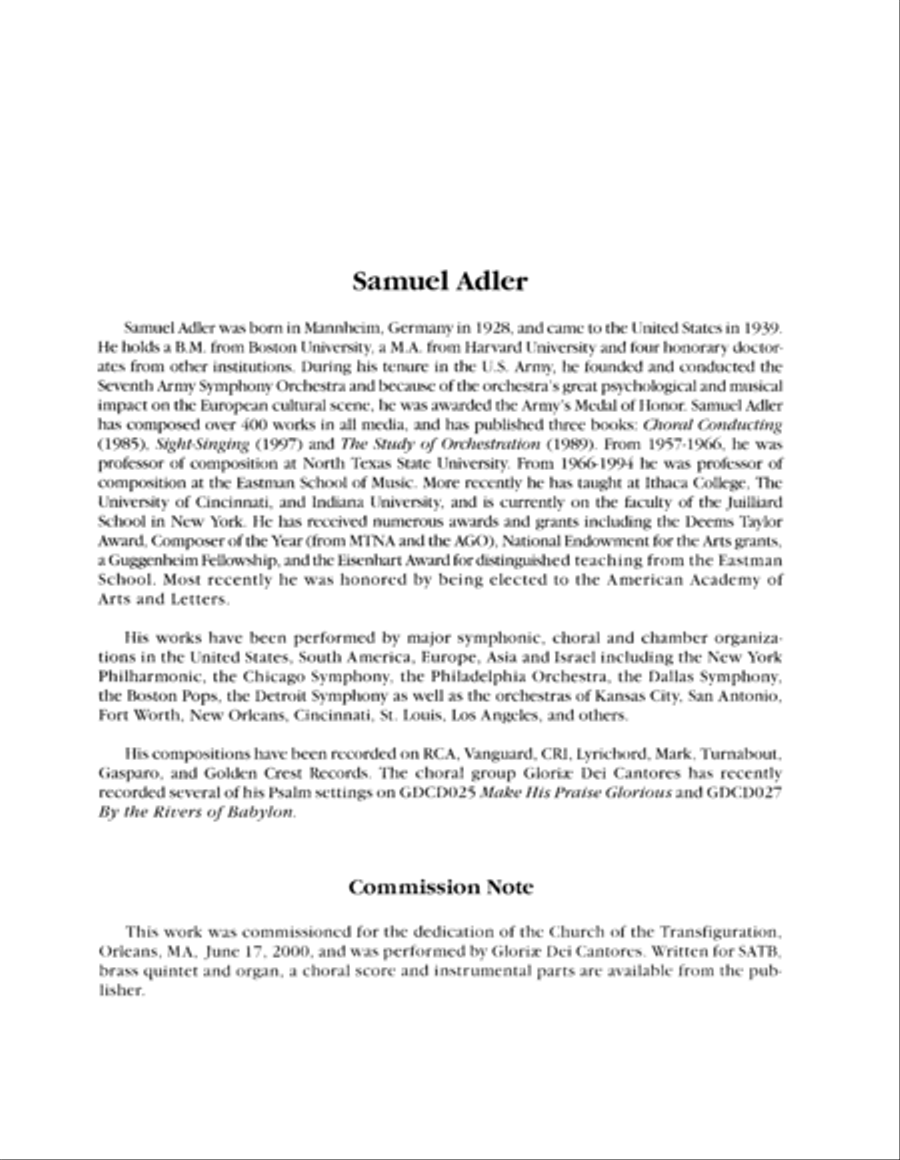 Transfiguration: An Ecumenical Mass - Full Score Divisi scores gallery preview page 3