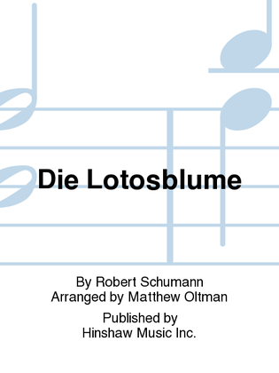 Book cover for Die Lotosblume