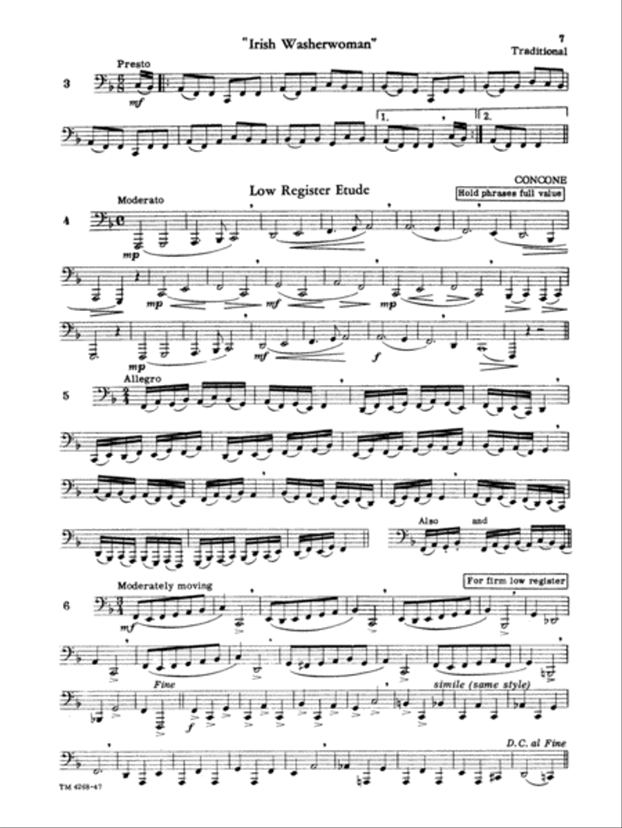 Walter Beeler Method for the BB-flat Tuba, Book 2 Tuba scores gallery preview page 3