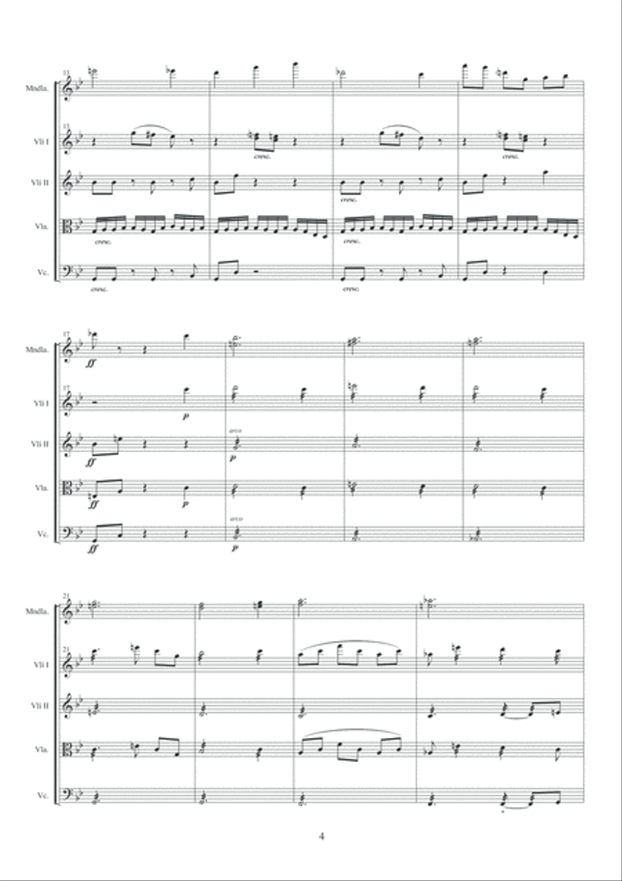 Quintet núm. 4 String Quintet scores gallery preview page 6