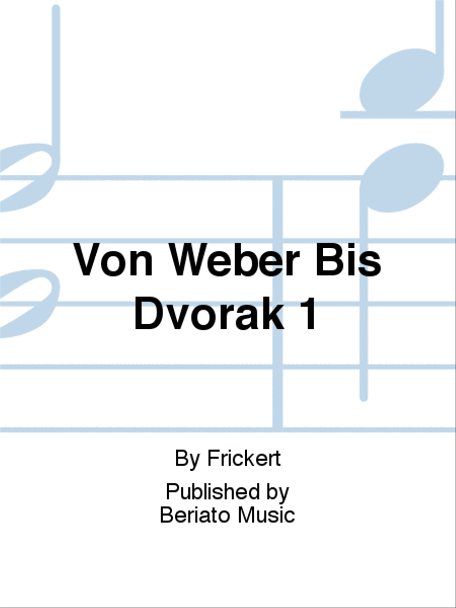 Von Weber Bis Dvorak 1 Piano Solo scores gallery preview page 1