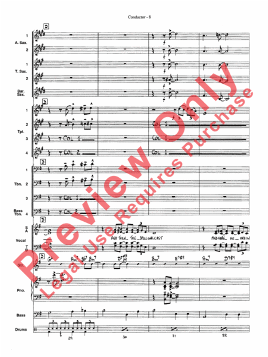 At Last Jazz Ensemble scores gallery preview page 10