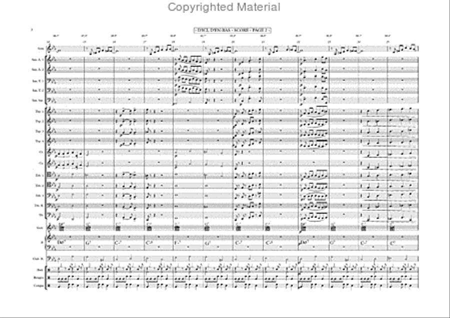 D'ici d'en bas Jazz Ensemble scores gallery preview page 13
