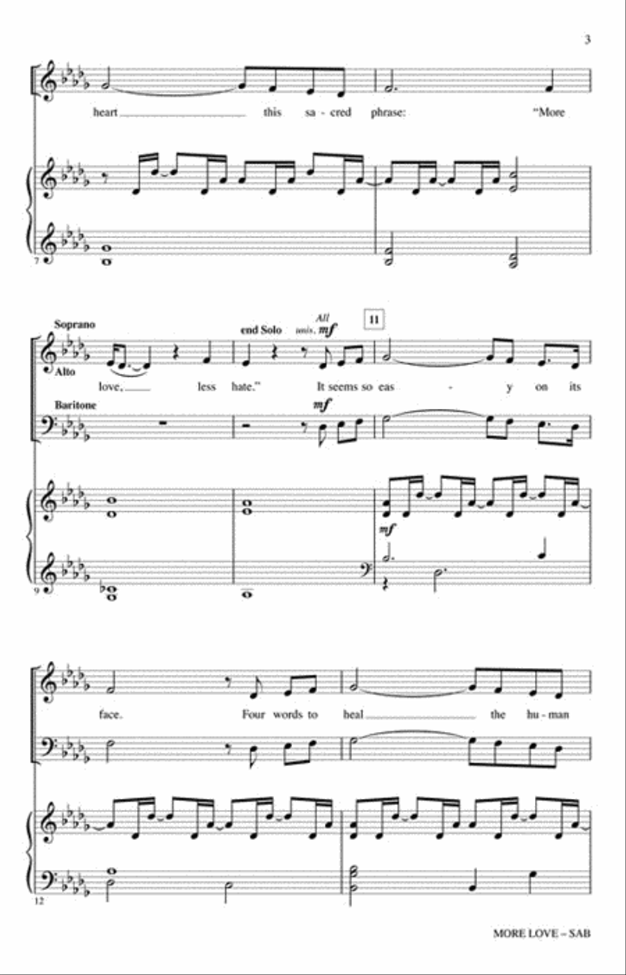 More Love 3-Part scores gallery preview page 3