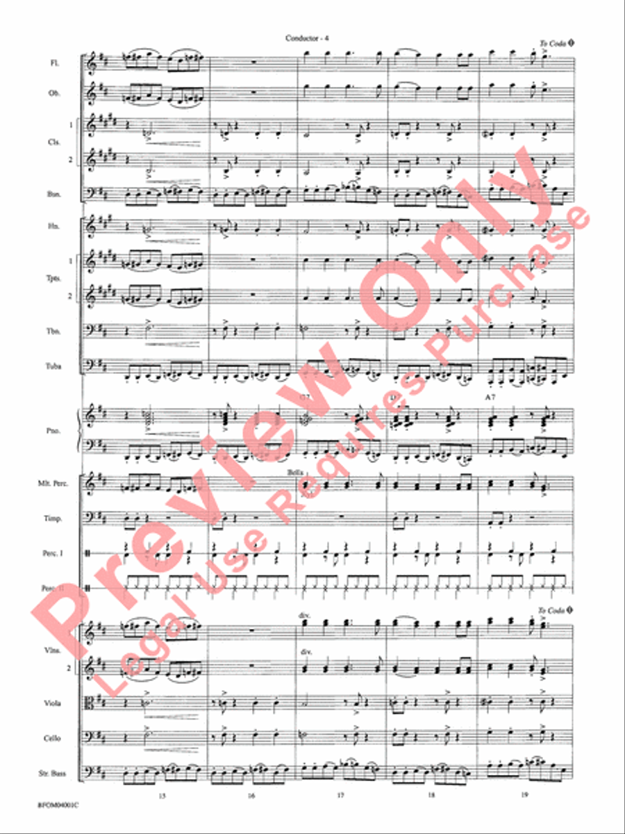 Rock the Bells Full Orchestra scores gallery preview page 7