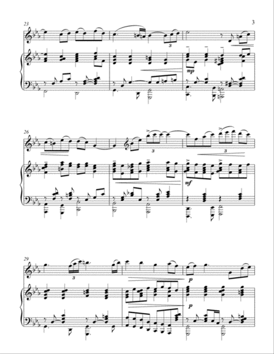 Meditation on Take My Life And Let It Be Violin Solo scores gallery preview page 3