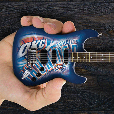 Oklahoma City Thunder 10" Collectible Mini Guitar
