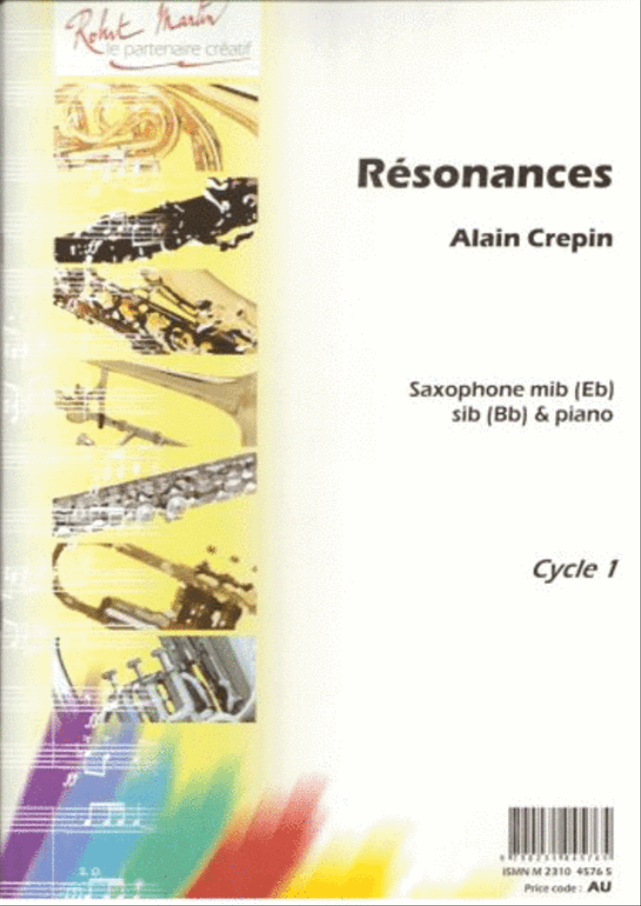Résonnances Piano Accompaniment scores gallery preview page 1