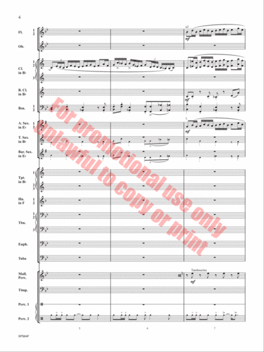 The Rusty Bucket Concert Band scores gallery preview page 5