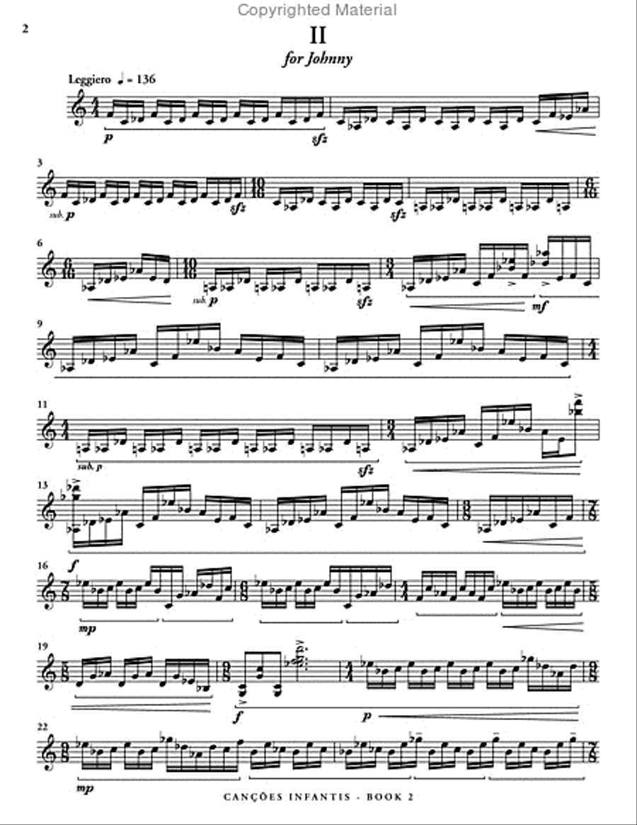 Cancoes Infantis Cancoes Infantis Percussion Ensemble scores gallery preview page 2