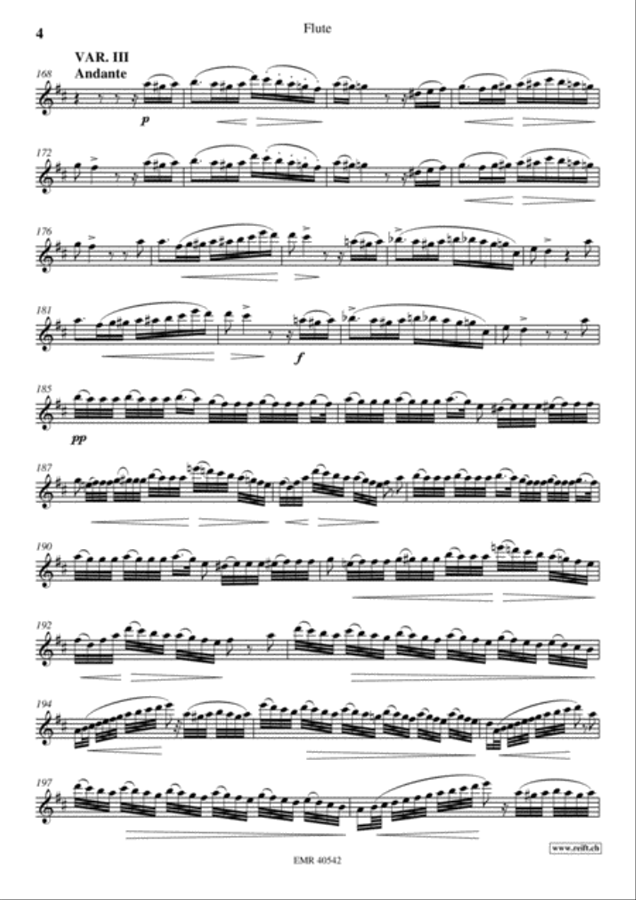 The Carnival Of Venice Flute Solo scores gallery preview page 5