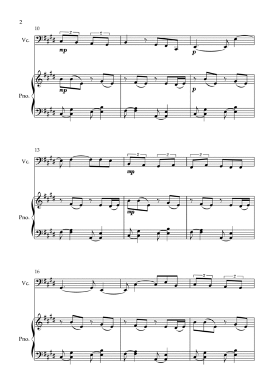 Your Hand In Mine Your Hand In Mine Piano scores gallery preview page 2
