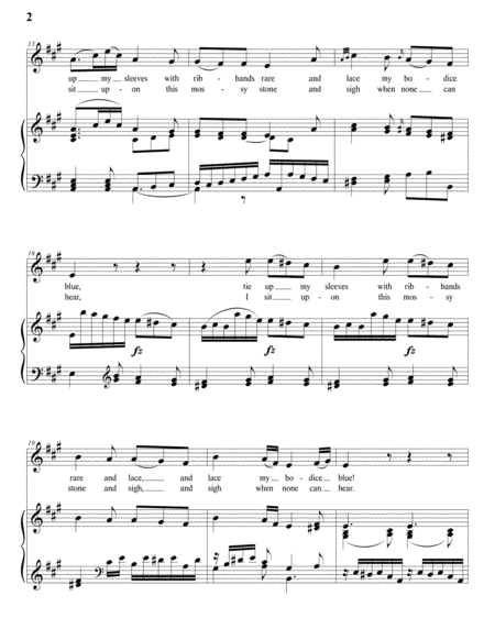 HAYDN: A Pastoral song (transposed to A major)