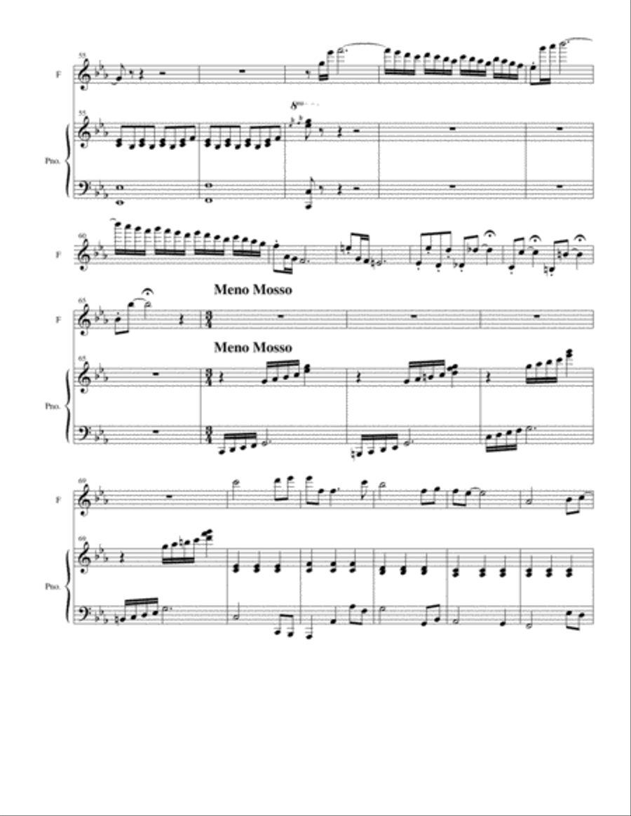 Departure Flute Solo scores gallery preview page 4