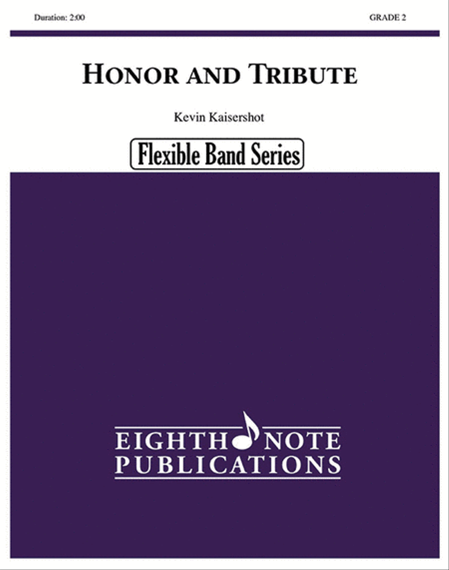 Honor and Tribute Concert Band scores gallery preview page 1
