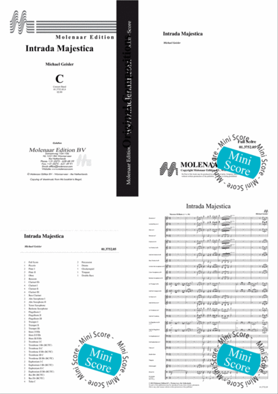 Intrada Majestica Concert Band scores gallery preview page 2