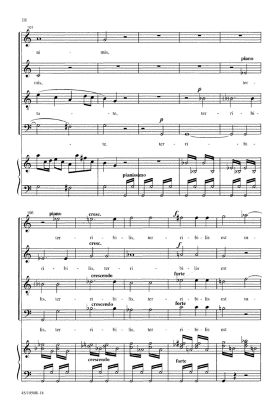 Cantate Domino 4-Part scores gallery preview page 20