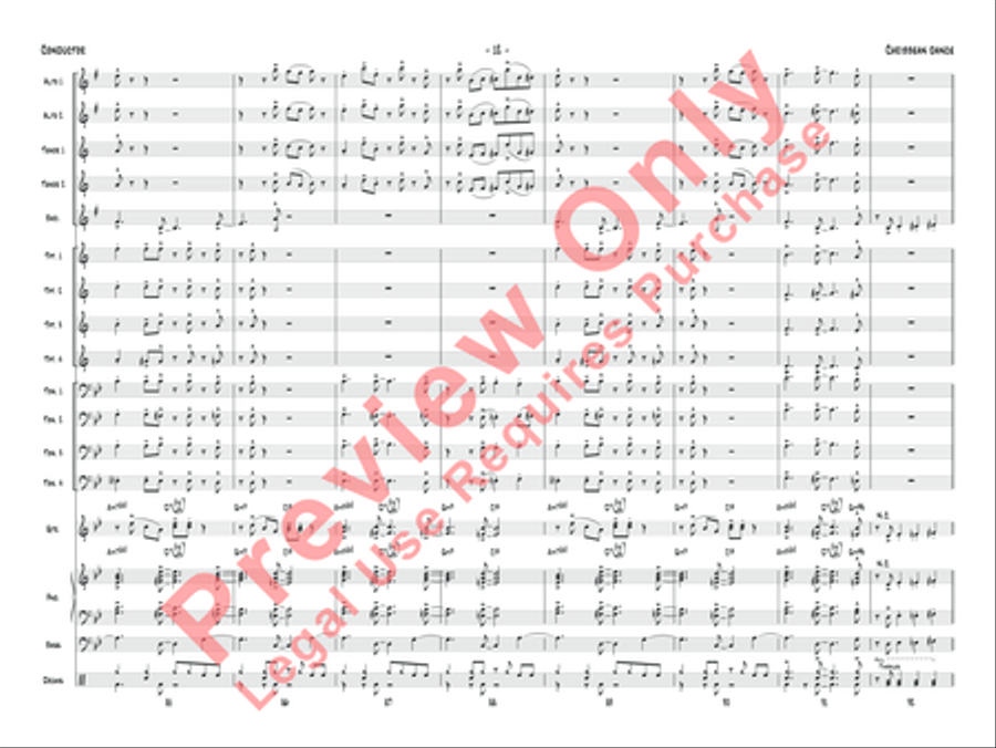 Caribbean Dance (Score only) Jazz Ensemble scores gallery preview page 15