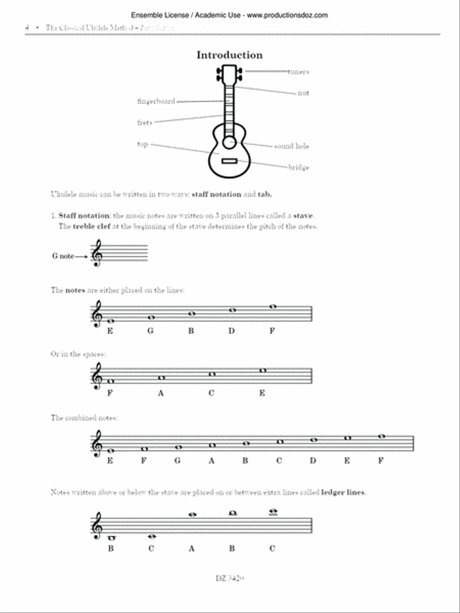 The Classical Ukulele Method Ukulele scores gallery preview page 4