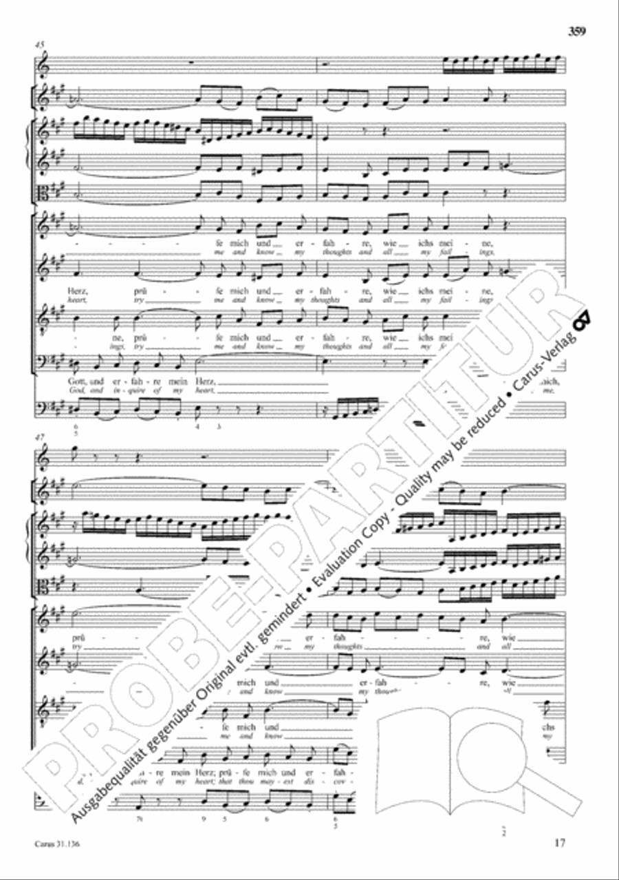 The Complete Sacred Vocal Works (Das geistliche Vokalwerk) Voice scores gallery preview page 360