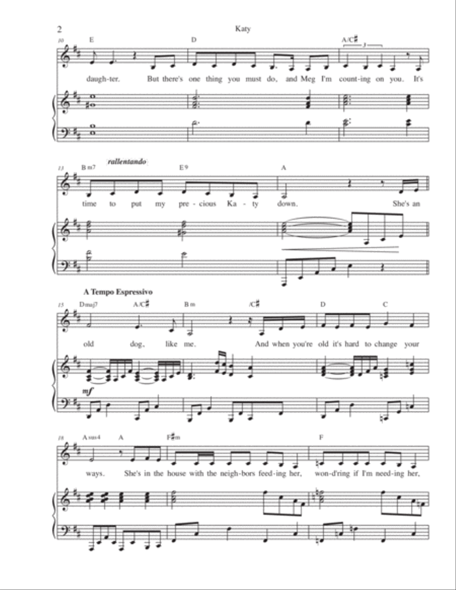 Katy Katy Alto Voice scores gallery preview page 2