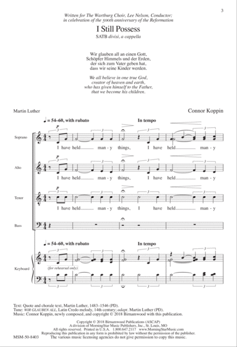 I Still Possess Divisi scores gallery preview page 2