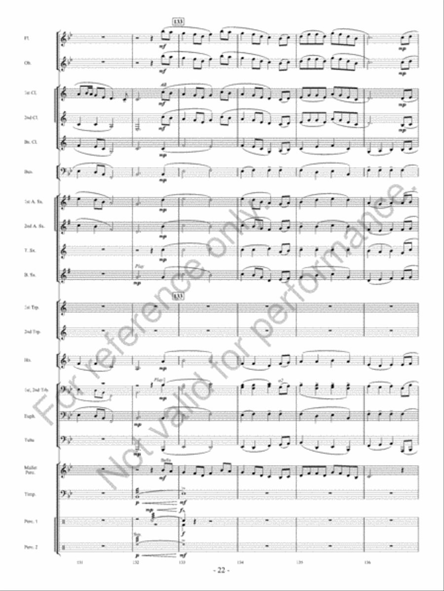 Beyond Bold Horizons Concert Band scores gallery preview page 23