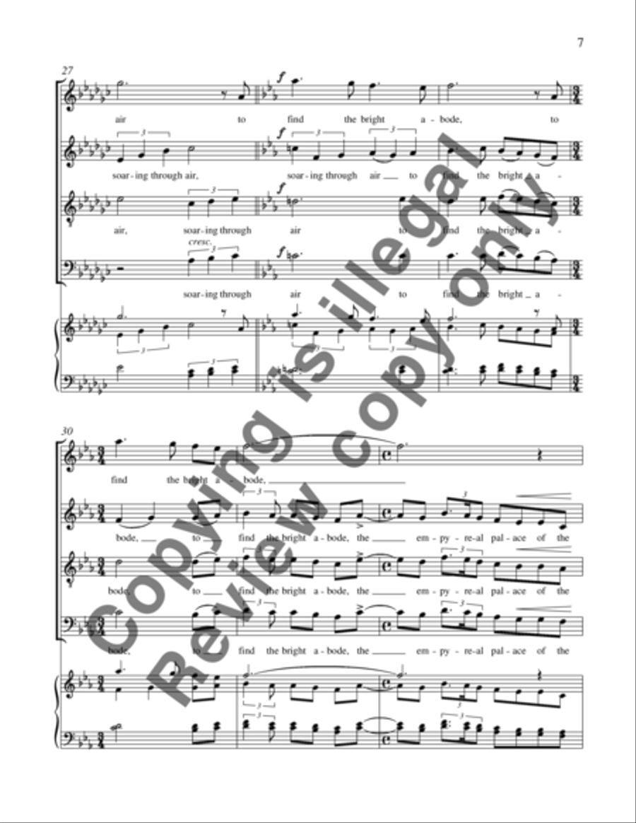 Triumph in my Song Choir scores gallery preview page 7