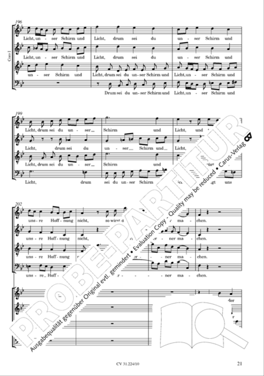 The complete motets (without Bc) Choir scores gallery preview page 28
