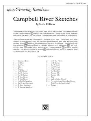 Book cover for Campbell River Sketches: Score