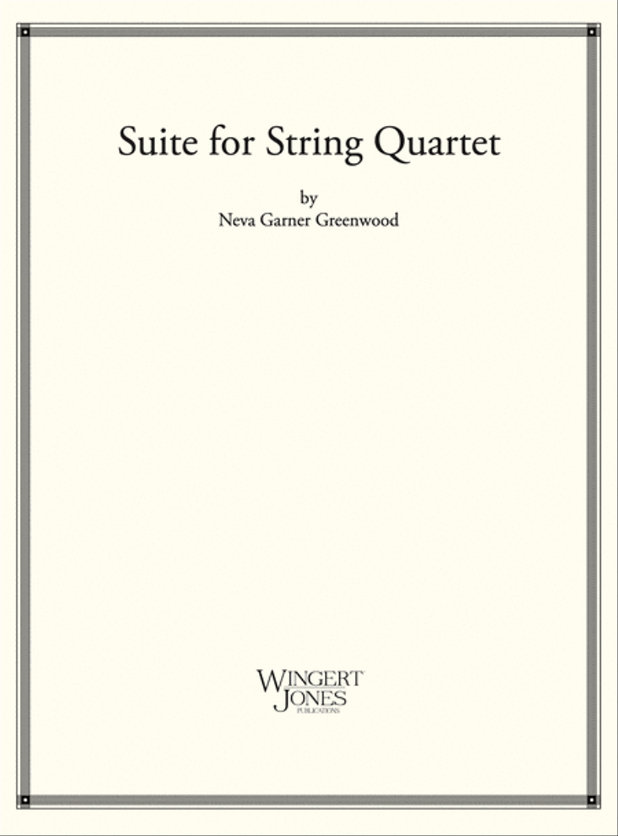 Suite For String Quartet String Quartet scores gallery preview page 1