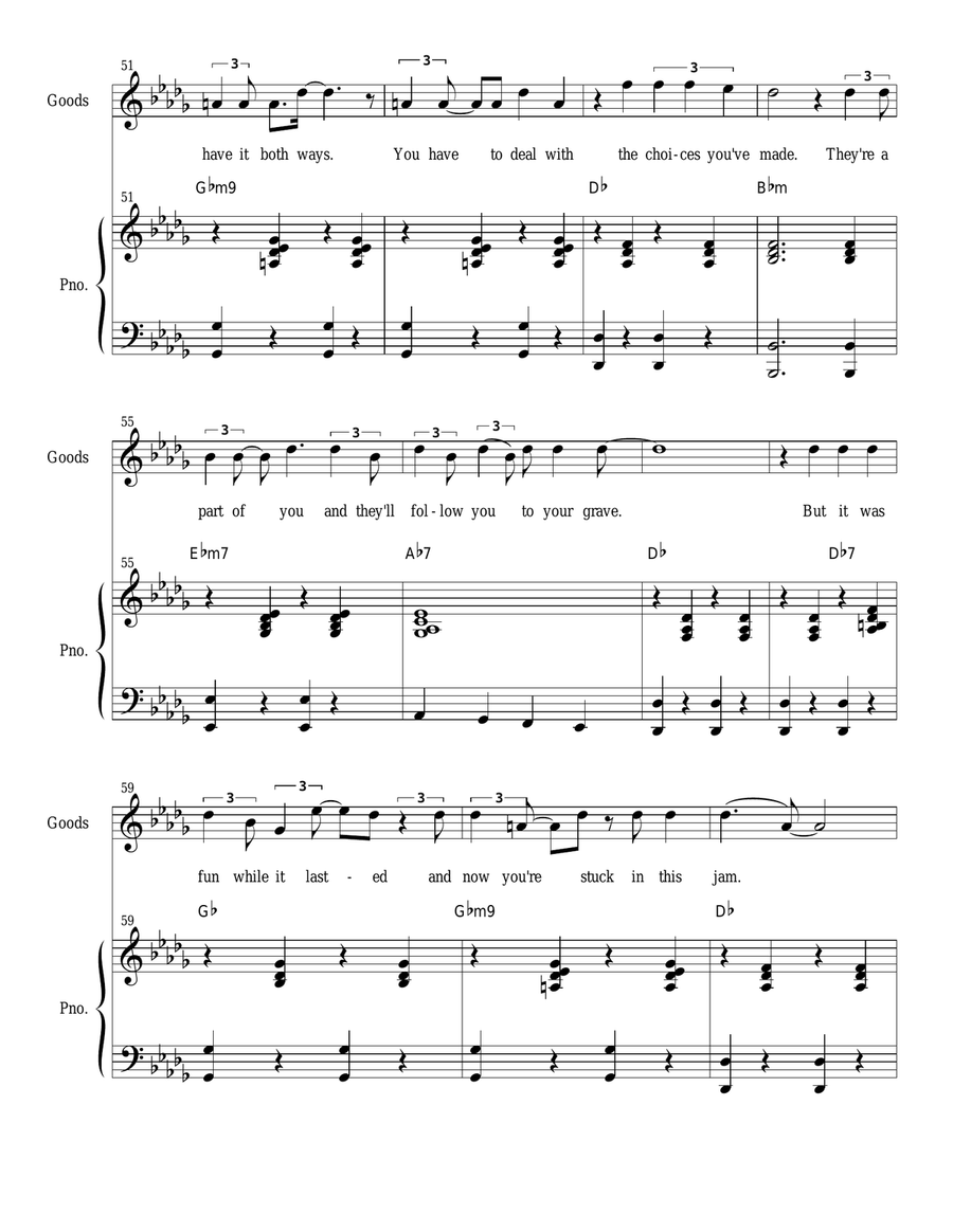 The World On A String (Vocal solo) Piano, Vocal scores gallery preview page 6